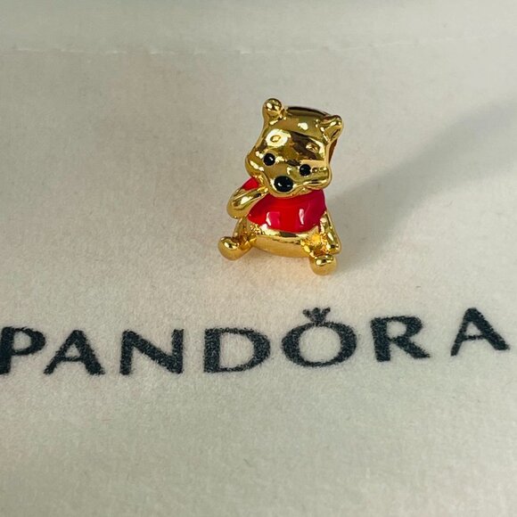 Pandora Disney Winnie the Pooh Bear Charm - Picture 1 of 6